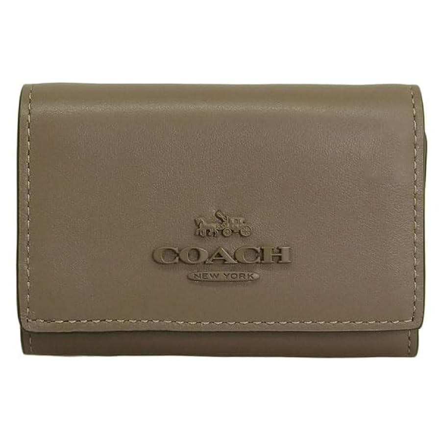新品　COACH　コーチ　マイクロウォレット　ミニ財布　正規品　ダークストーン Amazon | [コーチ] 財布 レディース 3つ折り 折財布 ミニ財布